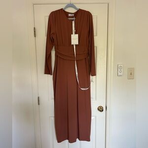 RARE NWT VC Long Sleeve Maxi Dress 😍 Beautiful Rust Color